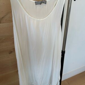 Lola & Sophie Cream Sleeveless Blouse